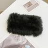 Autumn and Winter Real Rabbit Hair Band Hair Hoop Women's Warm Fur Fur Hat Vintage Wide Edge Plush Headband