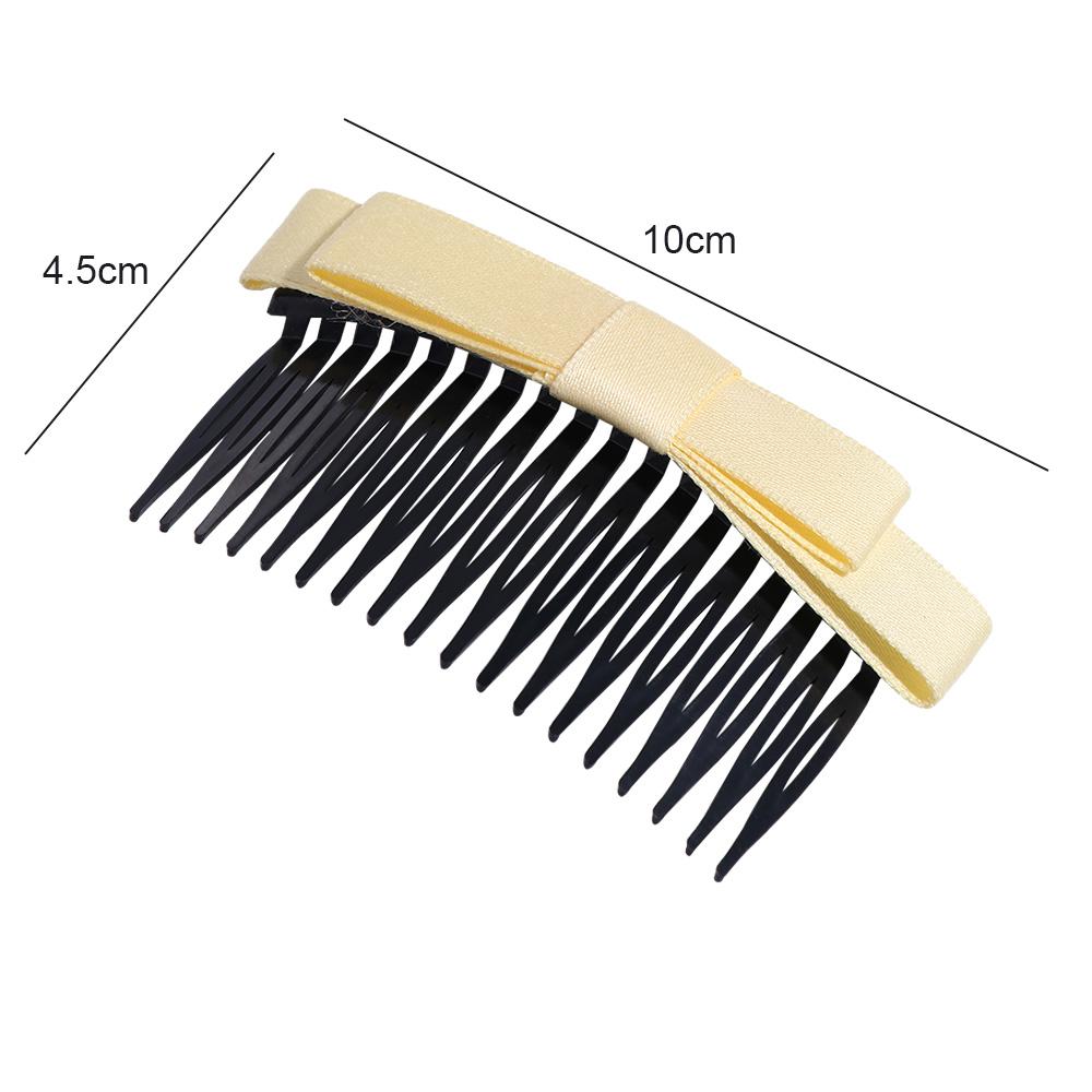 Hair Curler For Women Bowknot Hair Comb Hair Accessories Bow Hairpin Korean Style Hair Clip
