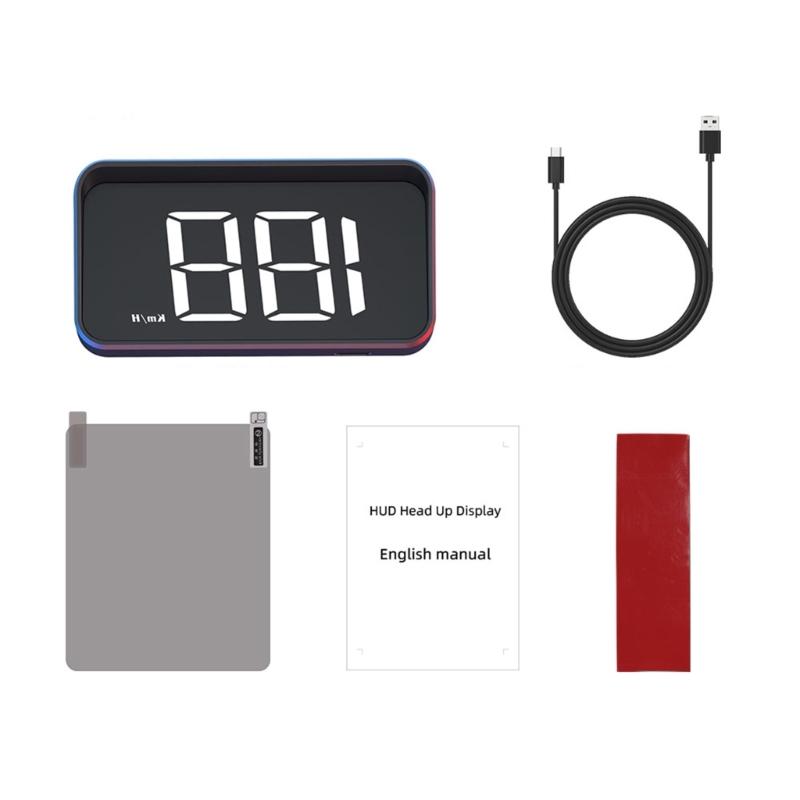 

Car HUD Head Up Display Navigation Speedometer With High Resolution LED Screen & Realtime Data Suitable For Safe Driving