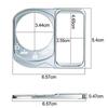Modified electric door lock decorative cover for Honda For PCX 150 160 ADV160 motorcycle ignition switch aluminum alloy