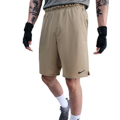Dri-Fit Totality Doux Respectueux de la Peau Ample Confortable Couleur Unie Short de Sport Homme short Kaki DV9329-251