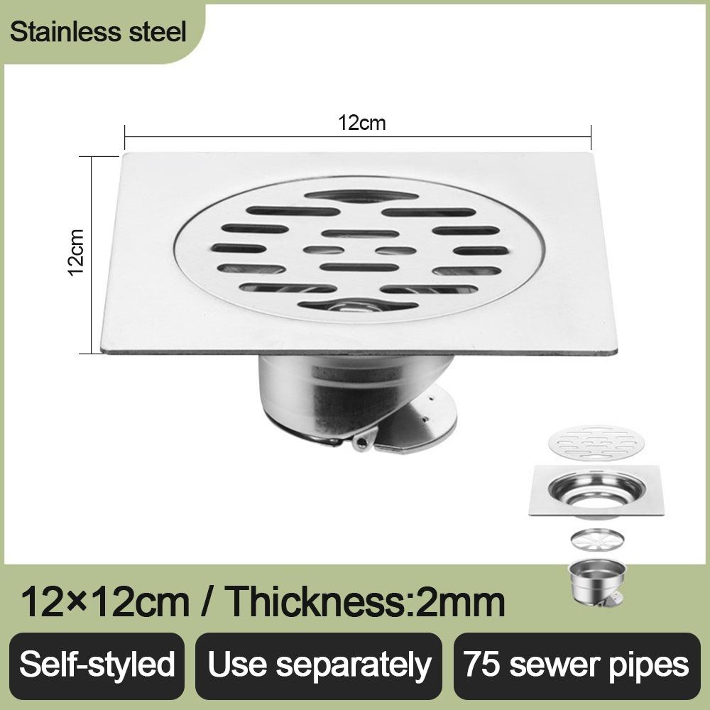 

Квадратной формы сетчатый фильтр для раковины с решетчатой крышкой-решеткой, сливной фильтр, аксессуары для ванной комнаты и стиральной машины C1