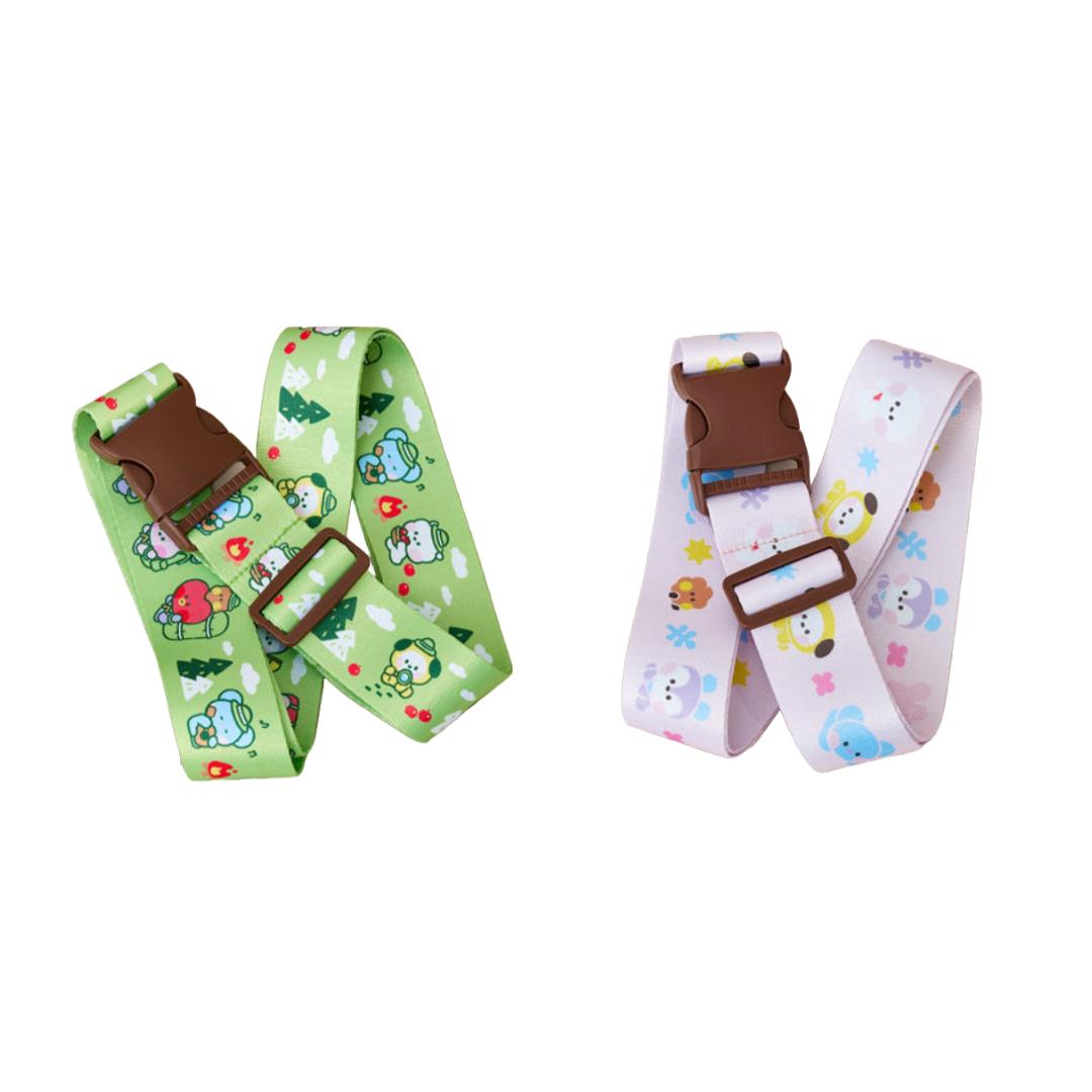 

BT21 Minini Scout Luggage Belt (PINK / GREEN) (2 Options) #PINK