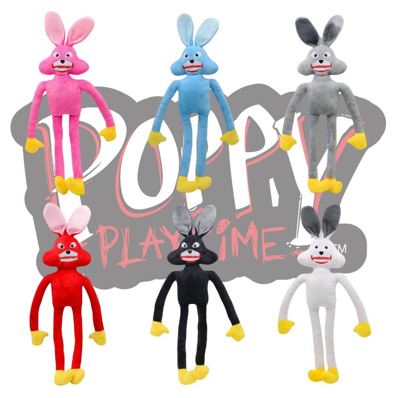Poppy Playtime Bunny Plush Toy Soft Cushion Pillow Plushie Room Decor Kids Gifts