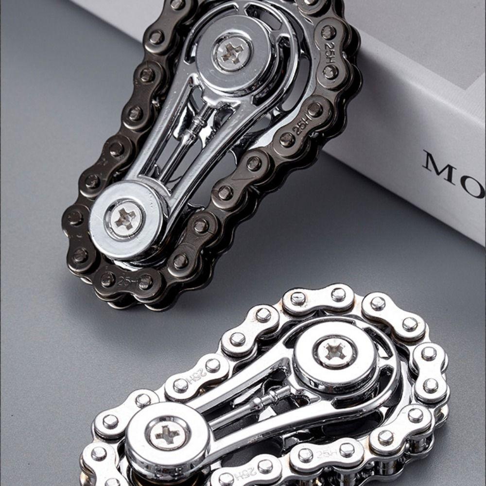 Gyroscope Hand Spinner Chain Gear Chains Gear Wheel Gear Chain Gyroscope  Classic Toys