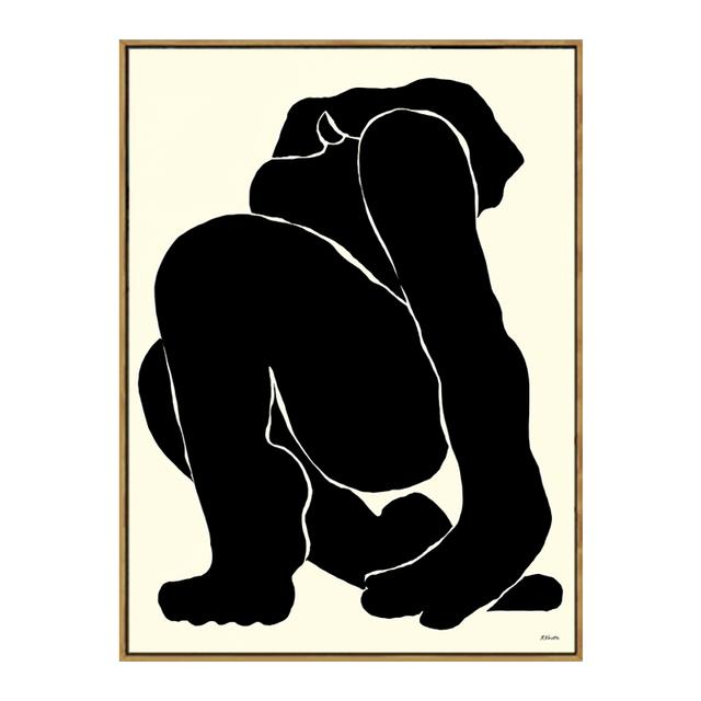 Vintage Abstract Figures Bird Paris Lines Poster Football Swimming Sport Canvas Painting Wall Art Posters Prints Room Home Decor No Frame