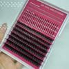 Korean PBT Fibers Fan Eyelashes DIY Fluffy Cluster Spike Bottom Lash 3D Faux Mink Cluster Lash DIY Cluster Eyelashes