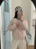 Yu Yannian's new fashionable and light white duck down jacket women's short round neck small thin jacket
