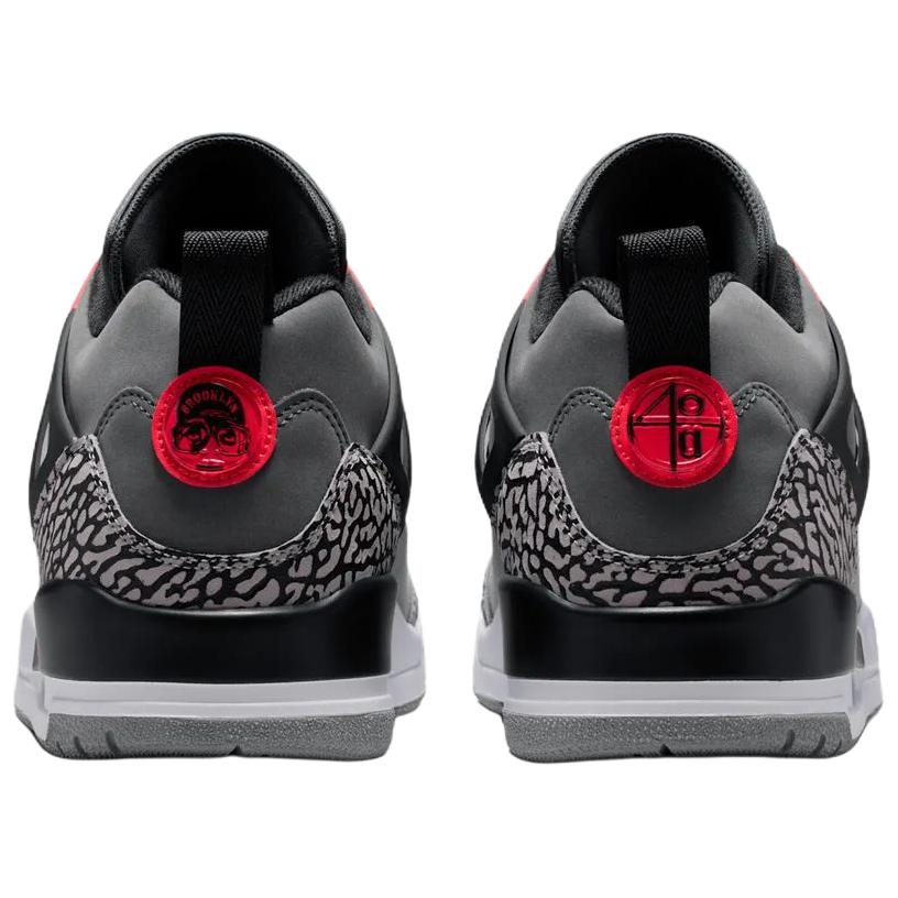 Air Jordan Spizike Low Infrared Unisex Sneakers Dark-Grey Black-Cement-Grey-Infrare FQ1759-011