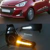 Kryt mlhového světla DRL s blinkrem pro Hyundai Grand i10 Typ 2 2016-2019