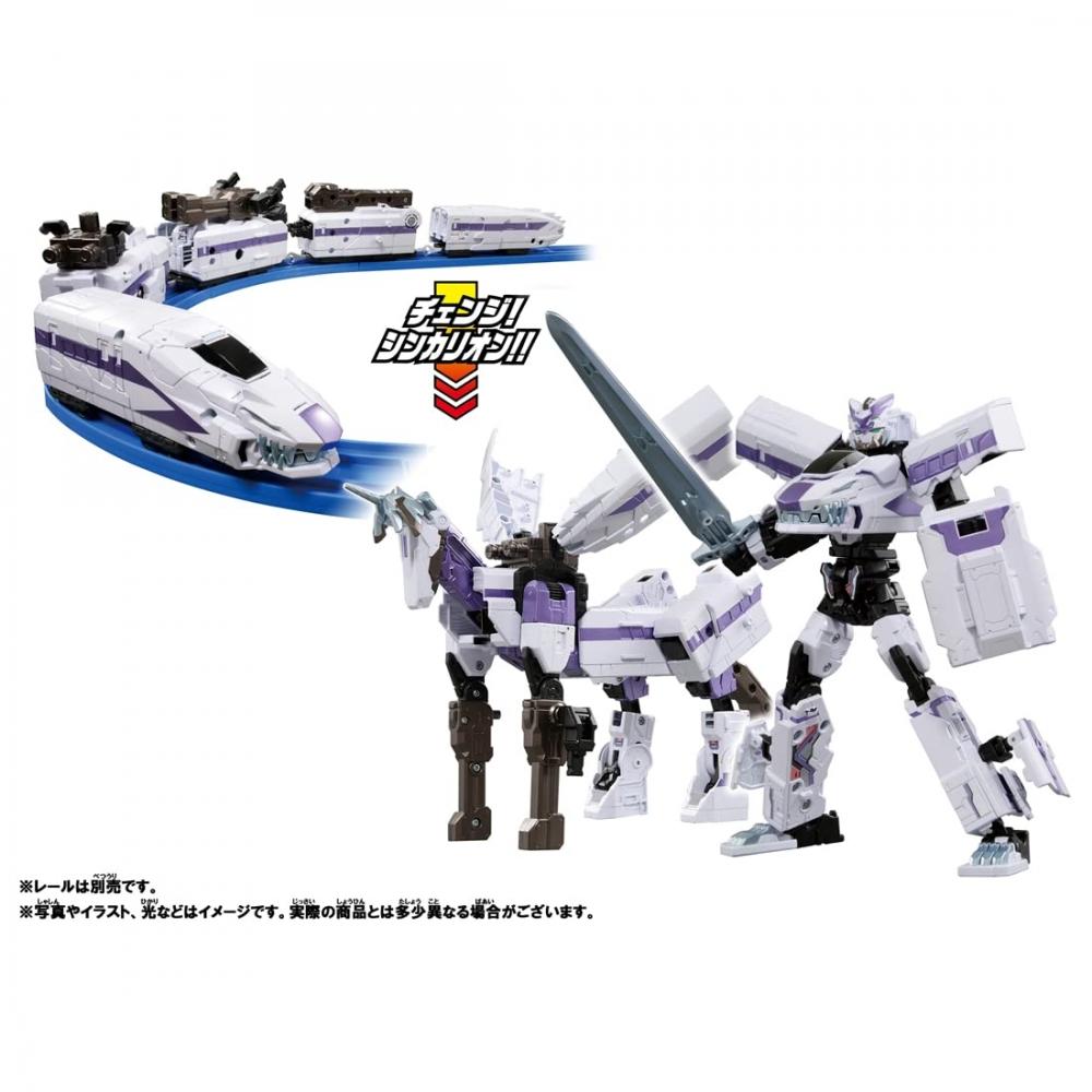TAKARA TOMY PLARAIL Shinkansen Deformation Robot Shinkalion Z Dark Shinkalion Absolute — фото 4