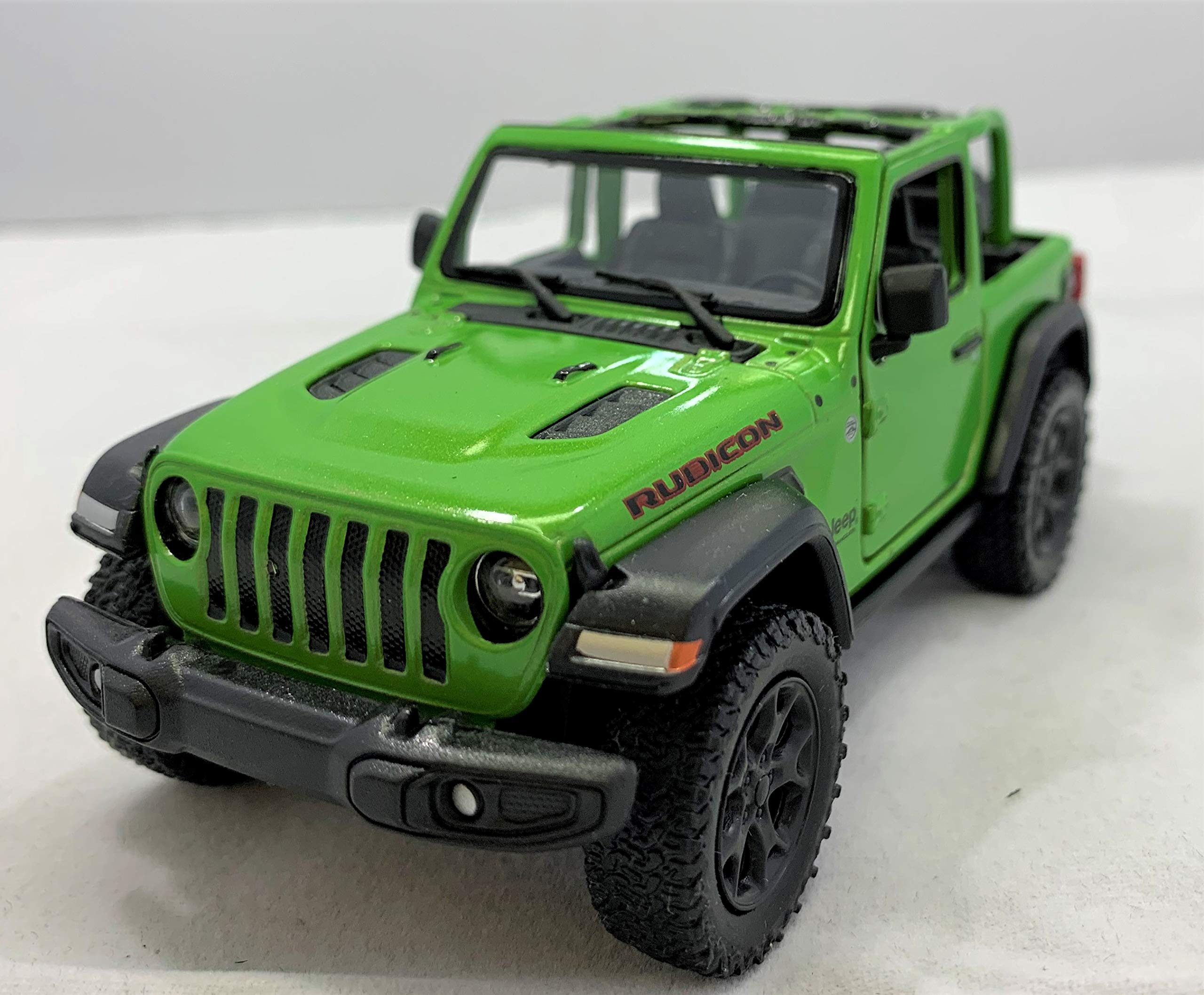 

KiNSMART Масштаб 2018 Jeep Wrangler Инерционная литая машина Открываемая 1/34 (Зеленый топ)