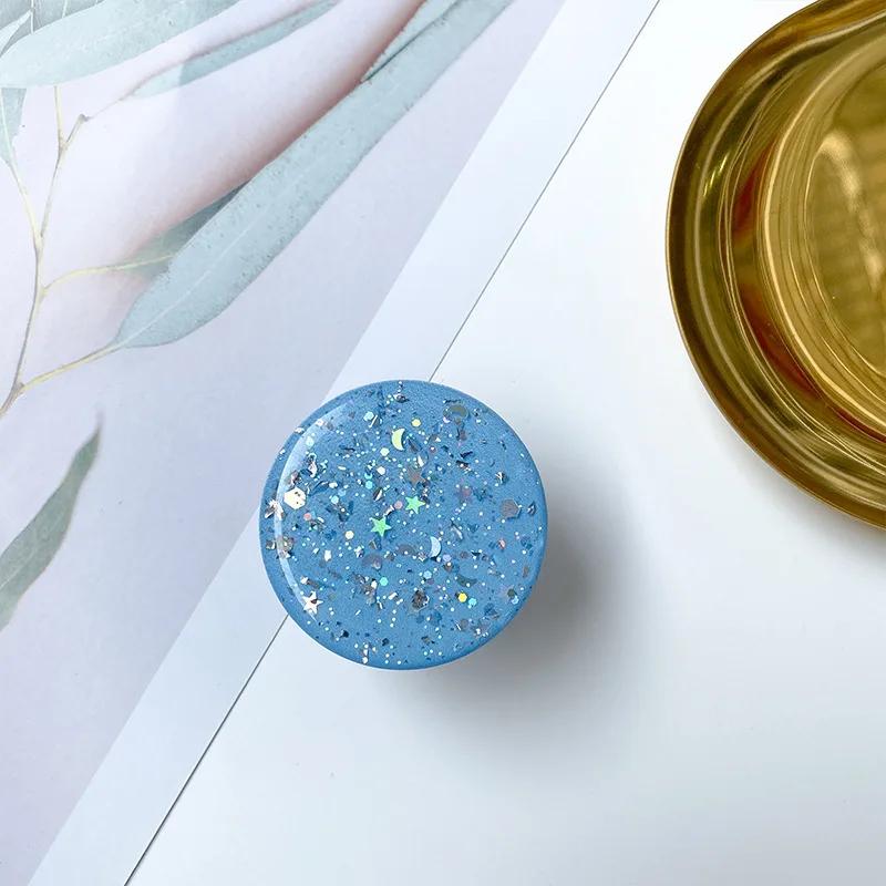 Pop Grip 3D Δαχτυλίδι Στήριξης Κινητού Τηλεφώνου Grips Tok Sockets Έναστρος Ουρανός Γκλίτερ Σταγόνα Κόλλας Κινητό Τηλέφωνο και Tablet Universal Τεμπέλης Στήριγμα