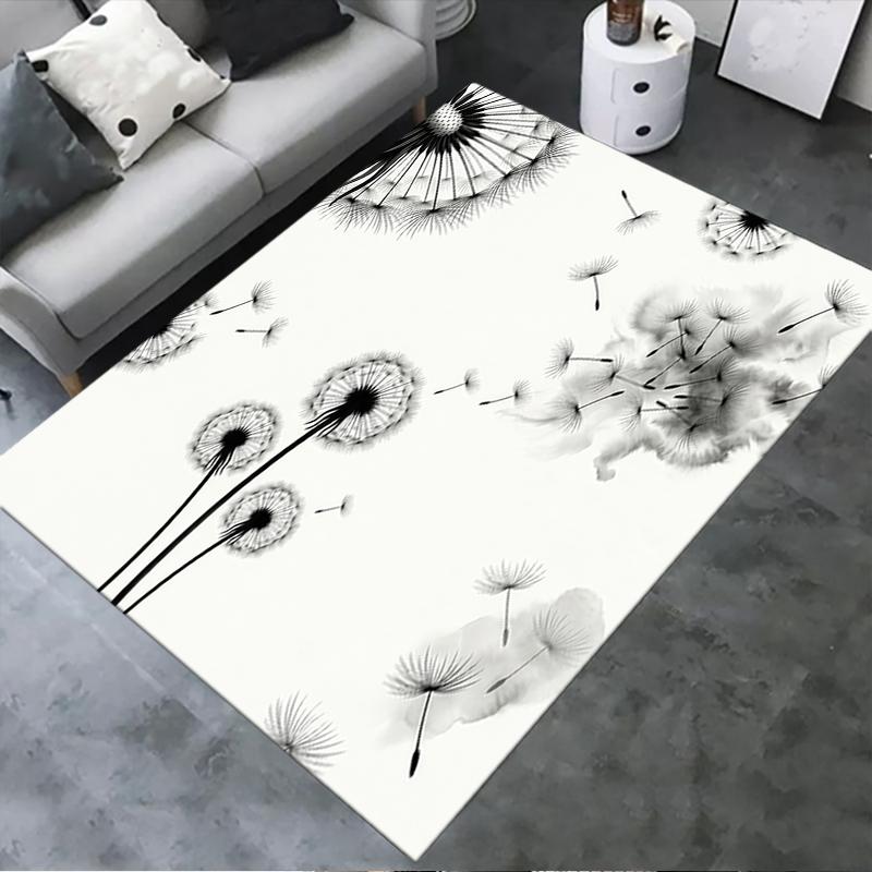 2025 New Dandelion Carpet Rug for Living Room Bedroom Home Sofa Decoration,Kids Play Non-slip Floor Mat