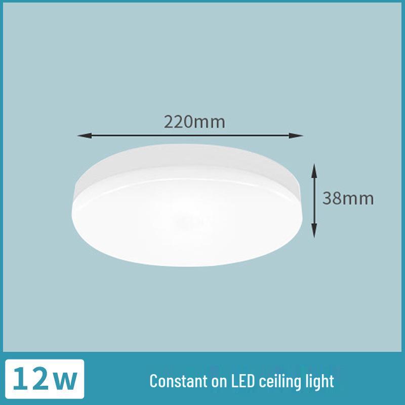 Smart LED Radar Ceiling Light with Motion and Sound Sensor