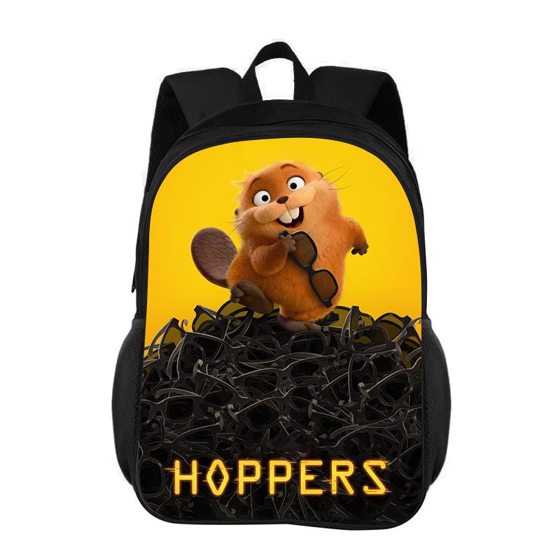 Hoppers Cartoon Movie Printed Backpack for Boys Girls Cartoon Schoolbag Kids Bookbag Rucksack Bags Mochila