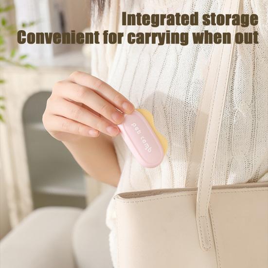 Foldable Cat Comb Flea Dirt Removal Cat Comb Reduce Shedding Versatile Pet Hair Comb Pet Grooming Tools