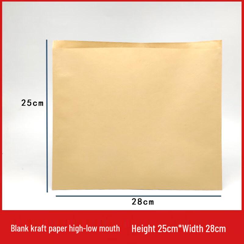 Oil-Proof Kraft Paper Packaging Bags