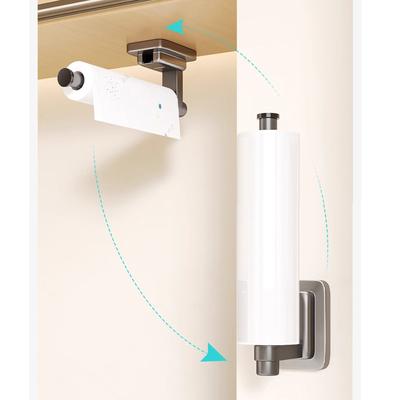 Yer Tasarruflu Dolap Altı Kağıt Havlu Düzenleyici Yapışkanlı Montajlı Peçete Dispenseri Mutfak Banyo Depolama İçin