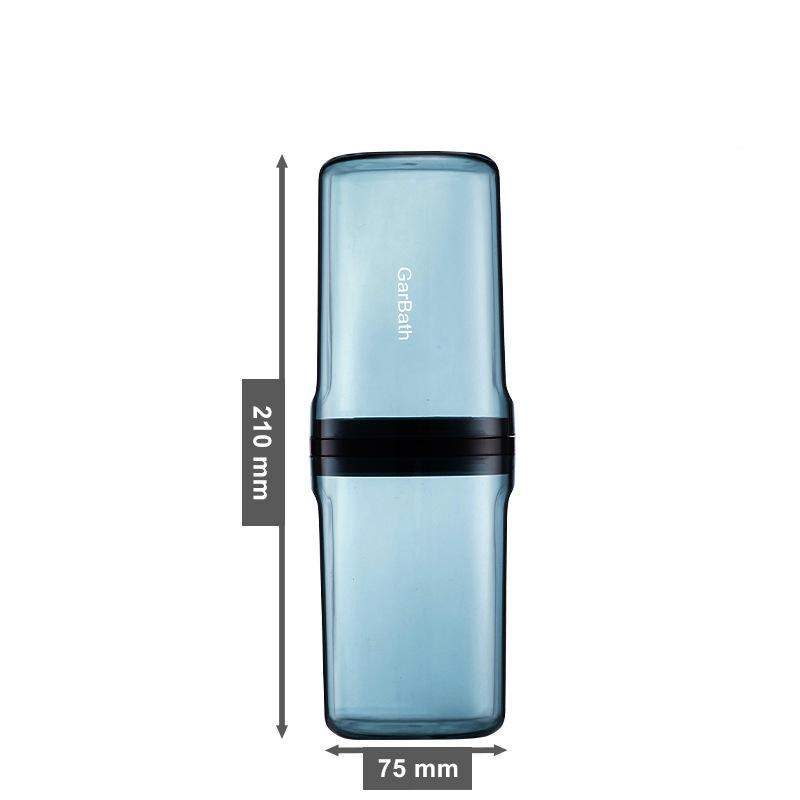 Travel Wash Cup Portable Mouthwash Cup Transparent Brushing Cup Tooth Tank Set Washing Toothbrush Toothpaste Toothbrush Box