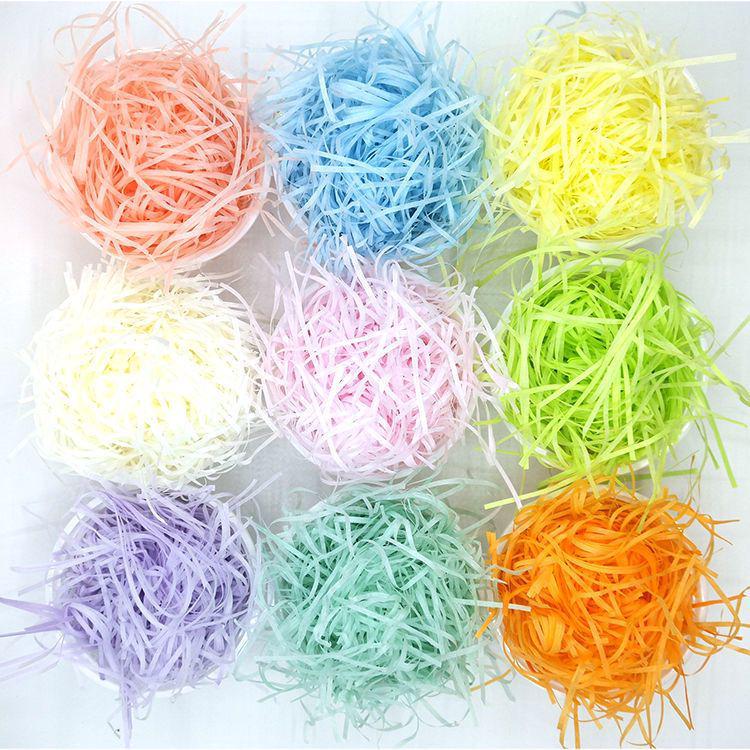 Raffia Shredded Paper Grass for Gift Box and Fruit Box Decoration