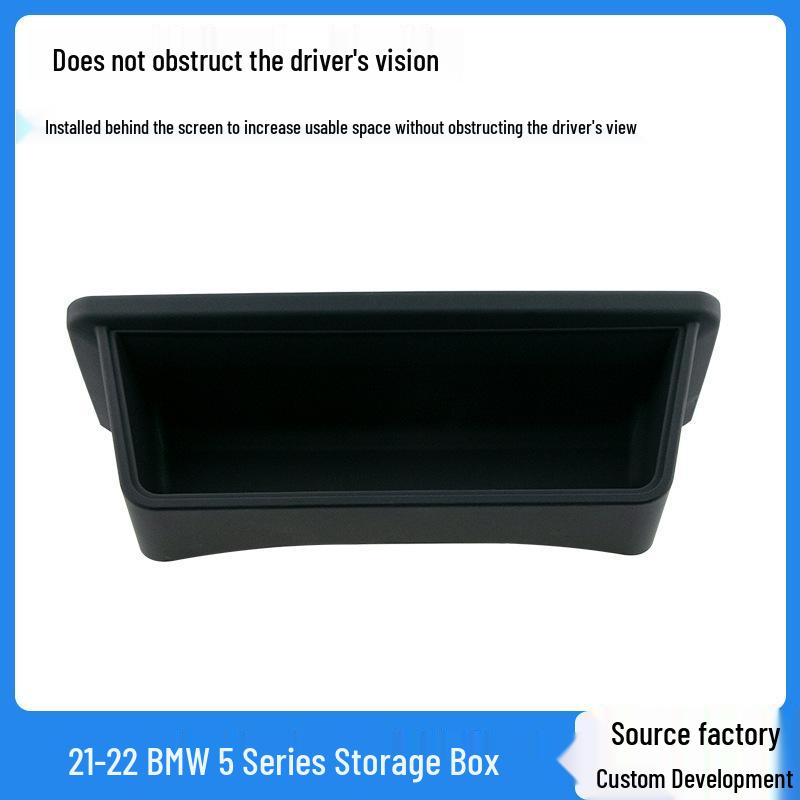 Custom Storage Box for BMW 5 Series (2021-2023) with Screen and Phone Holder