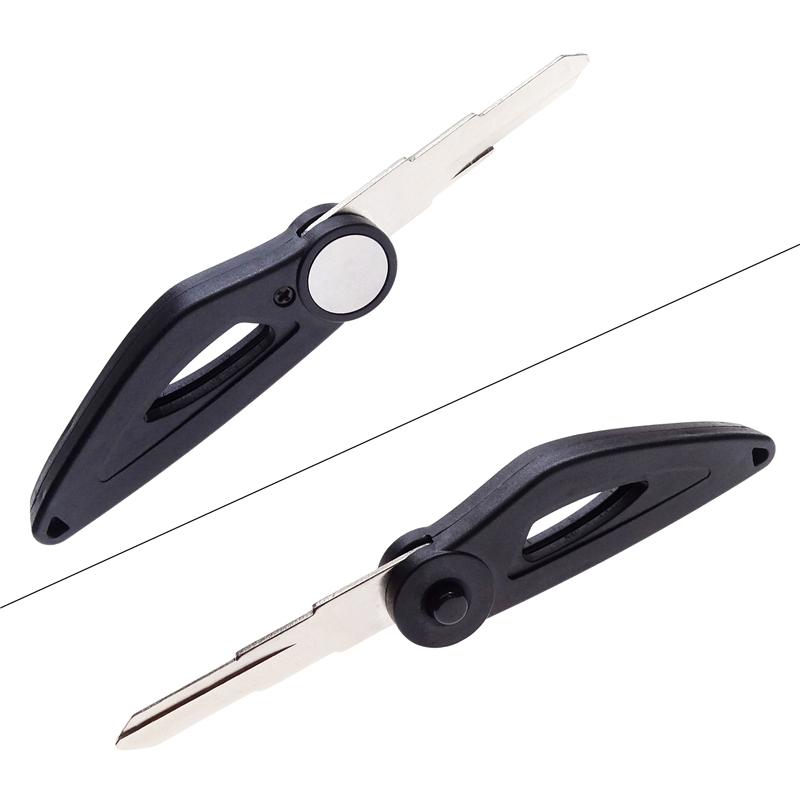 Universal motorsykkelspor sammenleggbar nøkkel høyre og venstre blad blank uskårne sammenleggbare vippenøkler for Benelli Honda CB600 CB800 Kawasaki