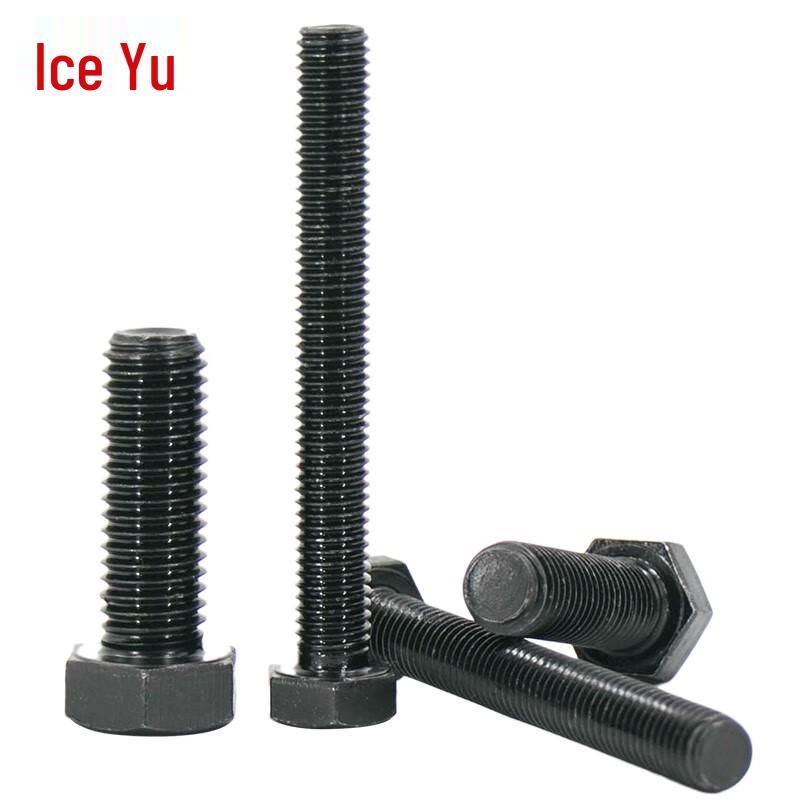 Metric 8.8 Grade Blackened Carbon Steel Hex Head Bolt