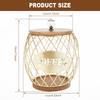 Coffee Pod Basket Holder Metal Coffee Pod Organizer with Dust Cover Hollow Design Large Capacity Kitchen Storage Basket