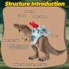 dinosaur toy with and Multifunctional robotic dinosaur with Impressive and popular gift for birthday or Radio-controlled smoke, moving, roaring,