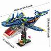 Friends MOC Mechanical Whale Building Blocks Ocean Theme Animal Building Blocks Whale Model Home Decoration Toy Holiday Gift