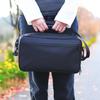Schwarze wasserdichte Oxford-Umhängetasche und Handtasche für Oboe – tragbarer Instrumentenkoffer