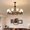 Retro Led Pendant Light Home Decoration Living Room Master Bedroom Dining Room Kitchen Hotel Light Fixture
