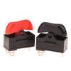 2Pcs ON-OFF-ON Elliptical Boat Shape Switch 10A 250VAC Hair Dryer Switch 3 Pins Rocker Switch 3 Position ON OFF Boat Switch