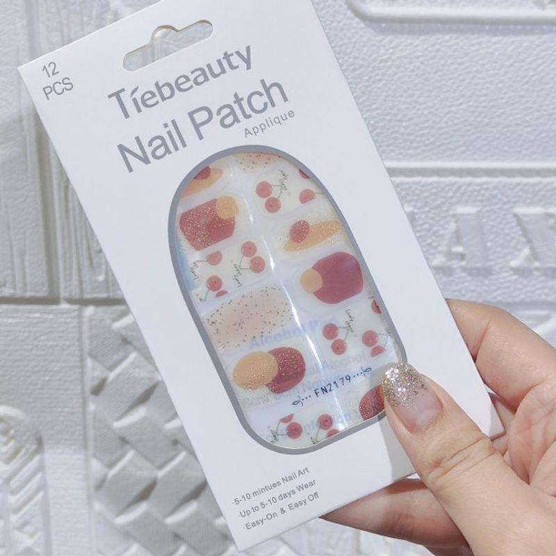 

StellaLou Tulip Strawberry Flower Nail Art Sticker 12 Finger Ice Fantasy FN2179