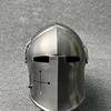 Barbuta Helmet with Stand 18g Mild Steel Medieval Knight Armor LARP Cosplay Costume Barbuta Visored Warrior Helmet