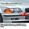 Headlights Cover for BMW 3 Series E46 Sedan 4 Doors 1998-2001 Car Headlamp Lens Glass Replacement Front Lamp Shade Auto Shell