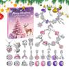 2025 Christmas Jewelry Gift box 24-Day Girls Earring Bracelet Set Christmas Advent Calendar for Teen Adults Family