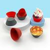 10 Pezzi Stampi per Muffin in Silicone Antiaderenti Stampo per Torta Qualità Alimentare Riutilizzabili Pirottini per Cupcake per Cuocere Pancake Caramelle Muffin