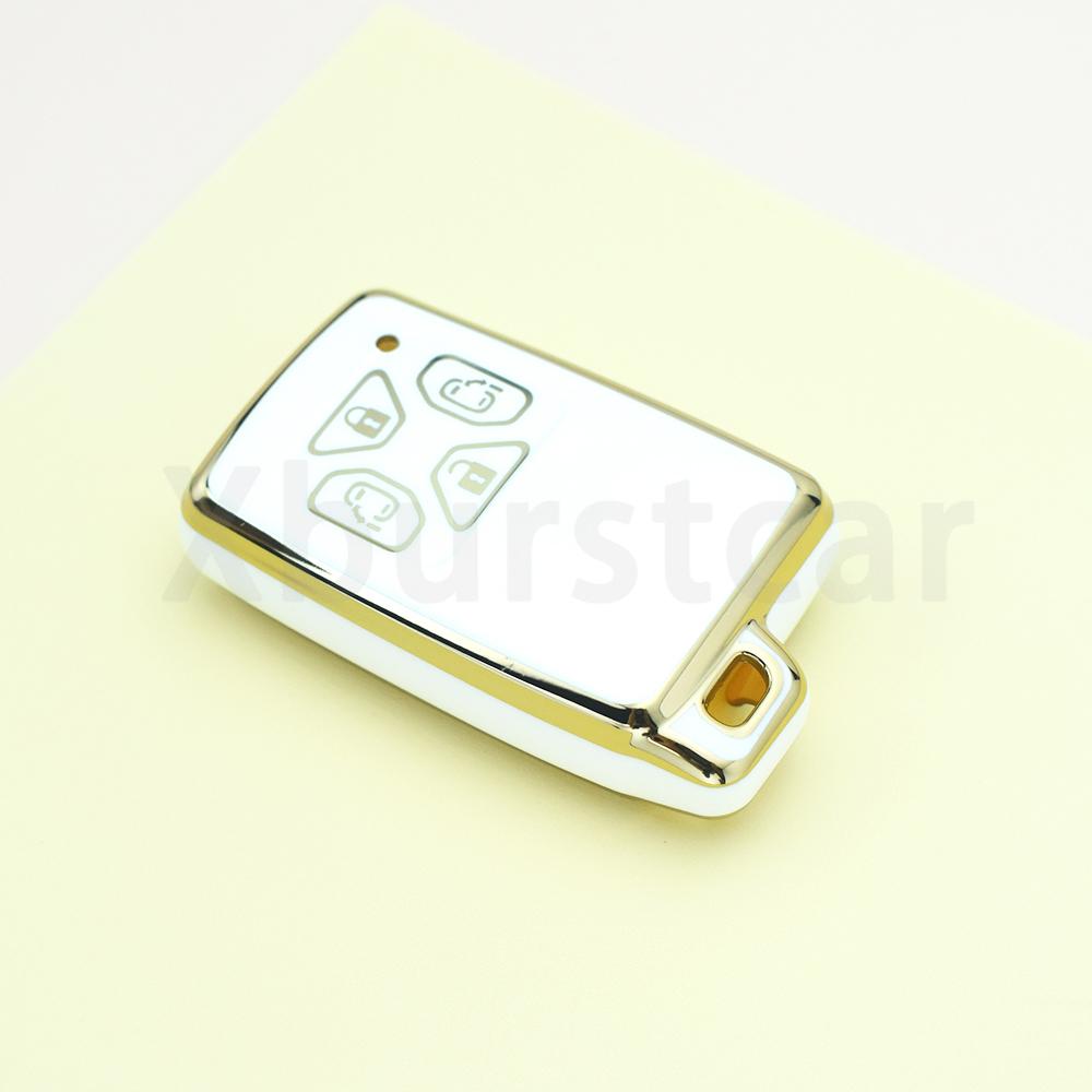 Fashion Tpu Remote Shell Fob Keyless For Toyota Noah Voxy Alphard Vellfire Previa Estima Isis Car Key Case Cover 4/5 Buttons