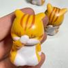 1pc Cover Your Face Cat Figure Cartoon Anime Peripheral Kitten Doll Toy Cake Ornaments
