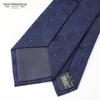 [Blu New Yorker] Fantasia a pois Cravatta NB916075 Blu Navy, Taglia Unica, Stile Abito da Lavoro, Regalo