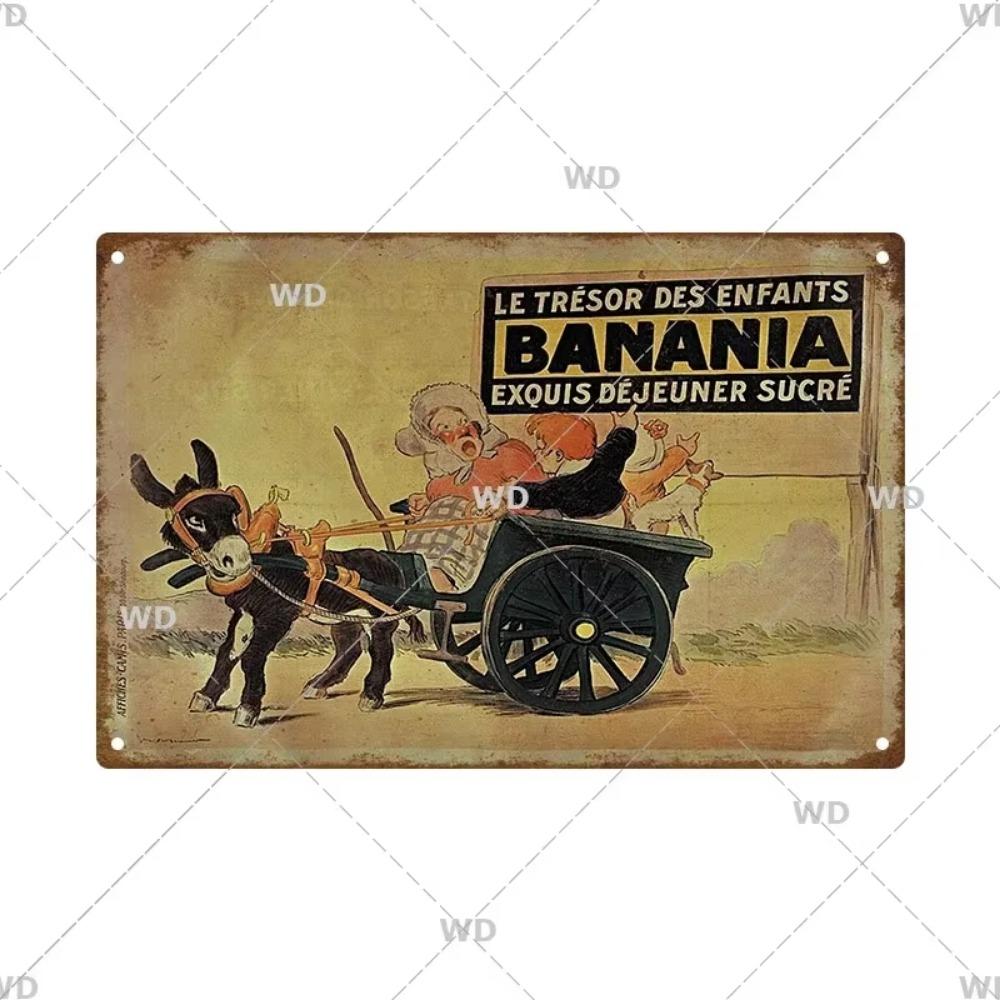 Chocolat Hot Drink Metal Poster Vintage Art Plate Signs Wall Deco Tin Sign Print Plaques Exquisite Crafts Decor Piece