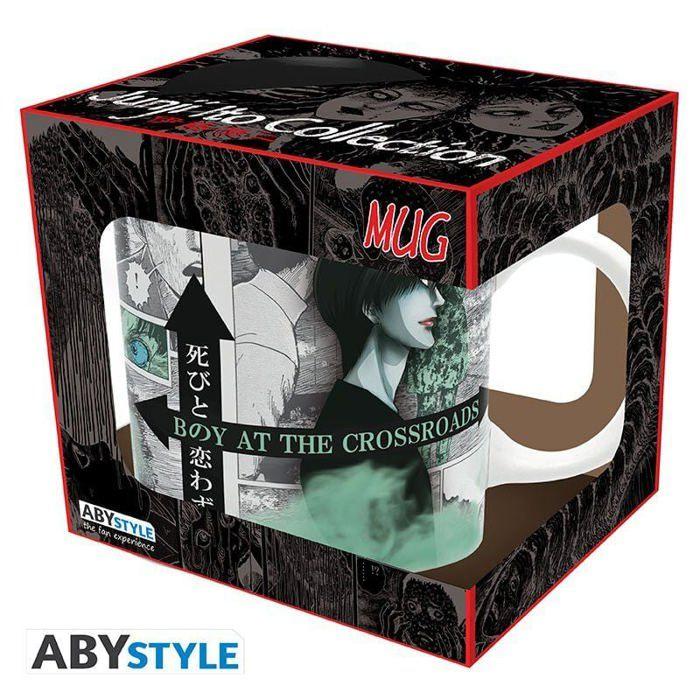Mug - ABYstyle - The Boy At The Crossroads - 320ml - Céramique - Noir et blanc avec accents vert pâle