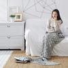 Mermaid Tail Blanket For Teens With Faux Cashmere Material Cozy Gift For Spring And Autumn Use