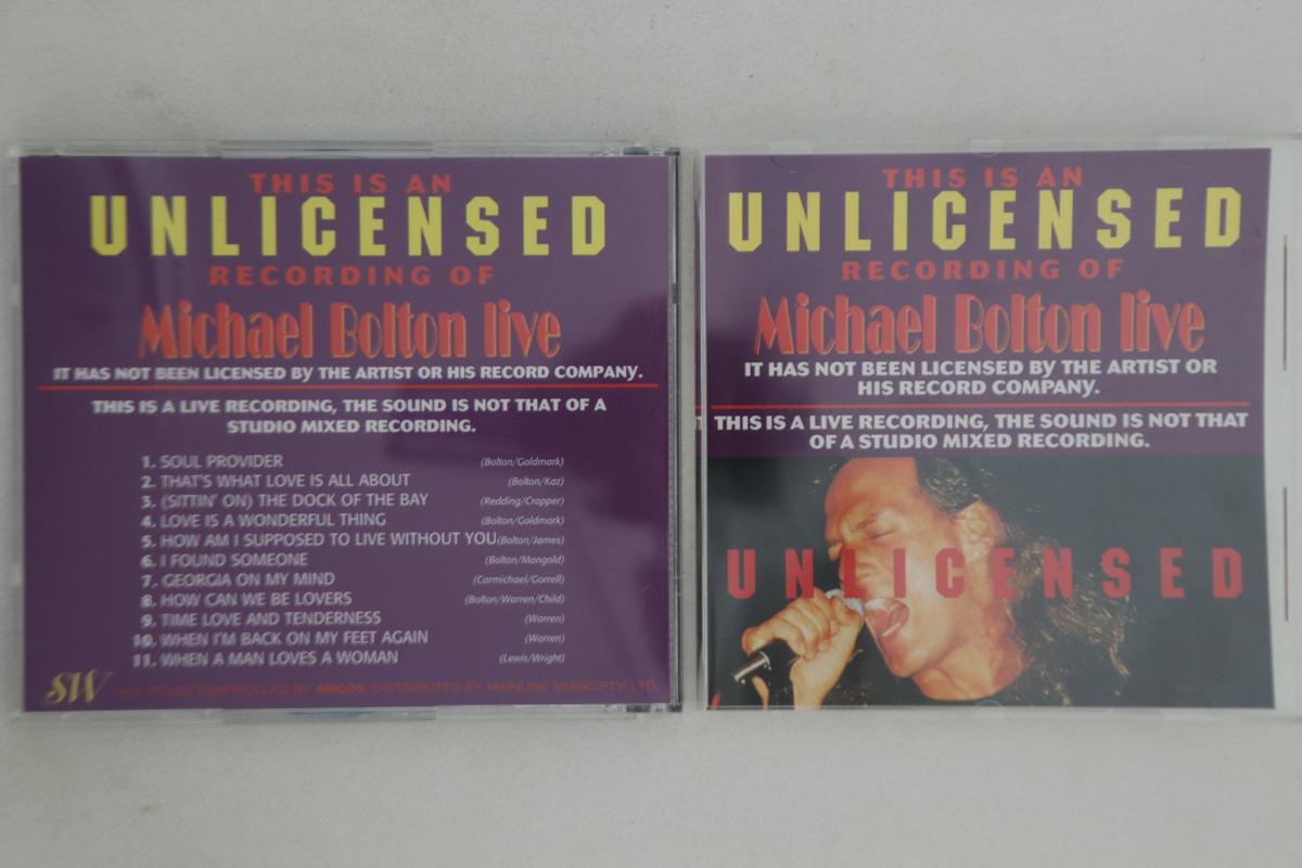 

CD MICHAEL BOLTON - Live SW136 SW Unknown Rock Used