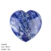 40mm Natural Crystal Large Heart Shape Rock Polished Gemstone Healing Crystals Palm Pocket Stone Quartz Home Decor Ornament Gift