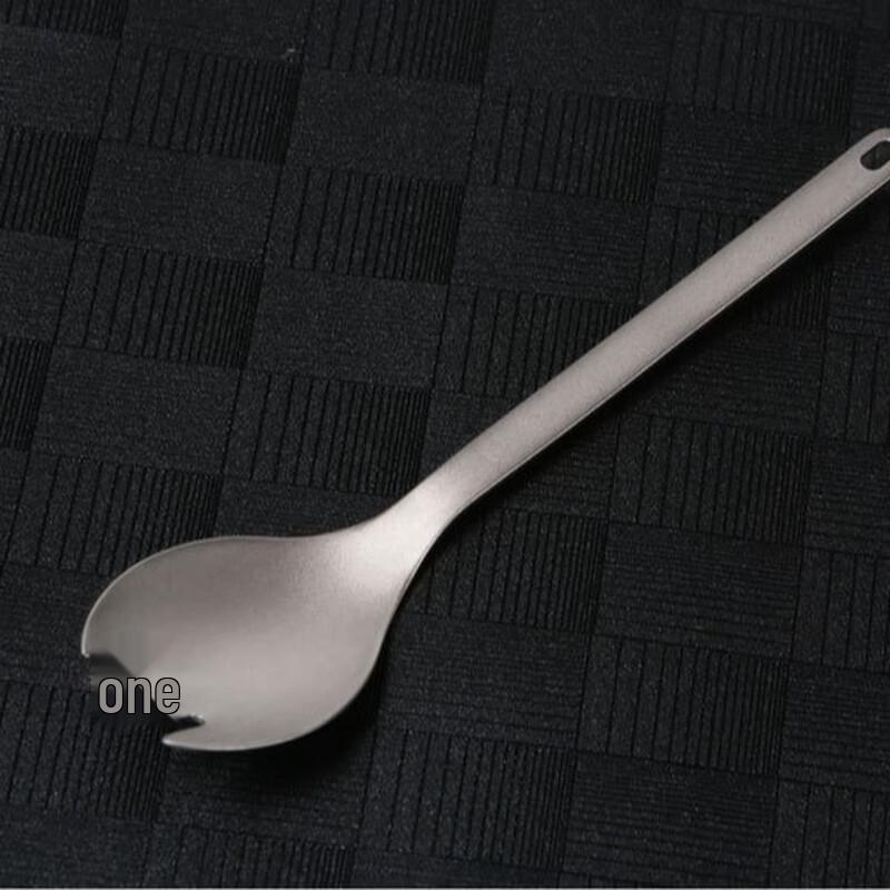 NuFeng Outdoor Titanium Salad Fork & Spoon
