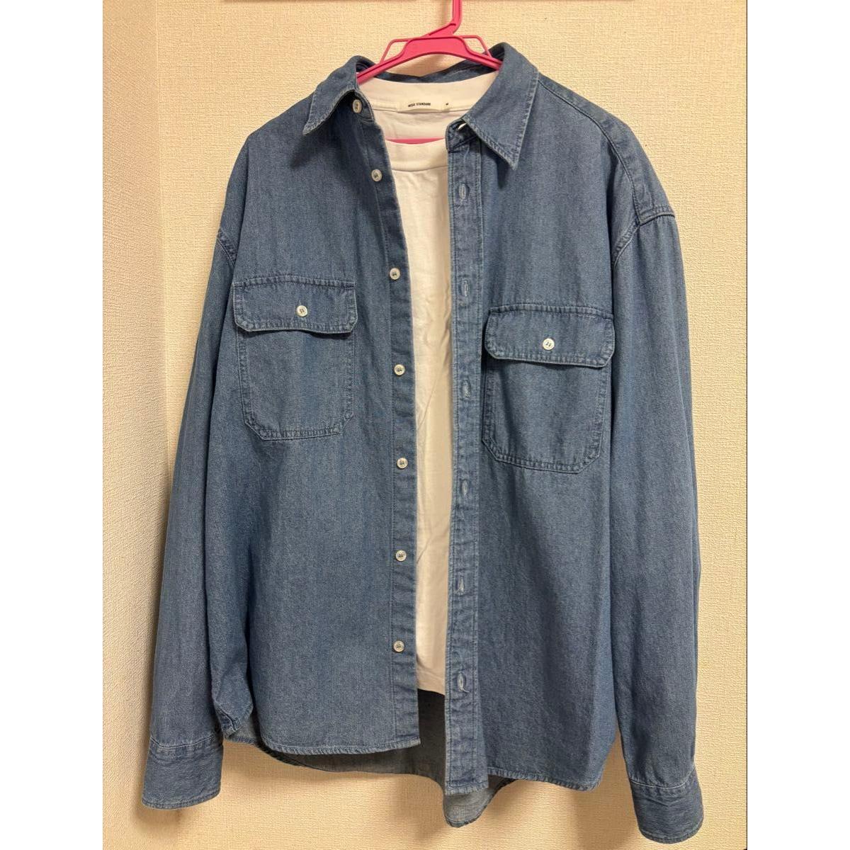 WEGO Denim shirt long sleeve + shirt long sleeve + checked pants