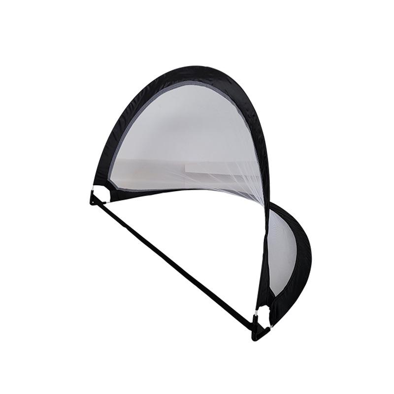 But de football portable pliable pour enfants, d'extérieur, avec filet pour s'amuser en famille